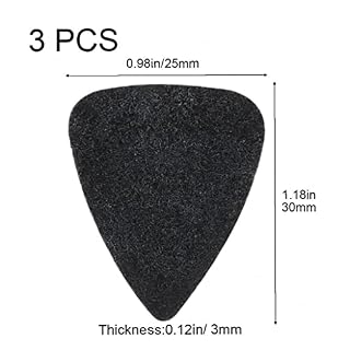 Médiator de Guitare 3 pièces Guitare ukulélé Choix de Feutre Doux léger Acoustique électrique plectre Accessoires d… - Les Beatles, Paul McCartney, John Lennon, RIngo Starr, George Harrison Médiator de Guitare 3 pièces Guitare ukulélé Choix de Feutre Doux léger Acoustique électrique plectre Accessoires d… – Image 4