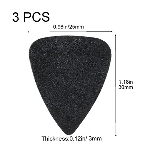 Médiator de Guitare 3 pièces Guitare ukulélé Choix de Feutre Doux léger Acoustique électrique plectre Accessoires d… - Les Beatles, Paul McCartney, John Lennon, RIngo Starr, George Harrison Médiator de Guitare 3 pièces Guitare ukulélé Choix de Feutre Doux léger Acoustique électrique plectre Accessoires d… – Image 5
