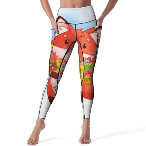 Legging de yoga Renard taille haute pour vos sessions fitness et gym au quotidien