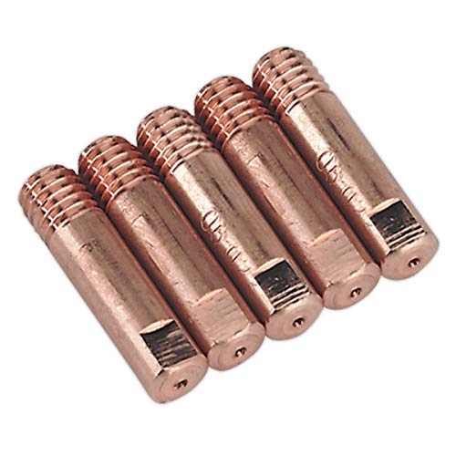 Sealey MIG956 Contact Tip for TB15 Torches, 0.6mm, Brown, Pack of 5