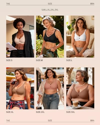 Image of ProKloud Jelly Bras for Women No Underwire Wireless Full Coverage Support