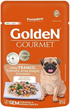 GOLDEN GOURMET CÃES AD PEQ PORTE FRAN 85 G
