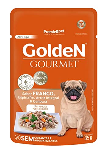 GOLDEN GOURMET CÃES AD PEQ PORTE FRAN 85 G
