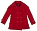 unik Girl Fleece Coat with Buttons, Red Size 4
