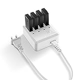 IRCtek 4A 4 in 1 Rapid Charger for DJI Tello Drone, Charge 4 Batteries Simultaneously