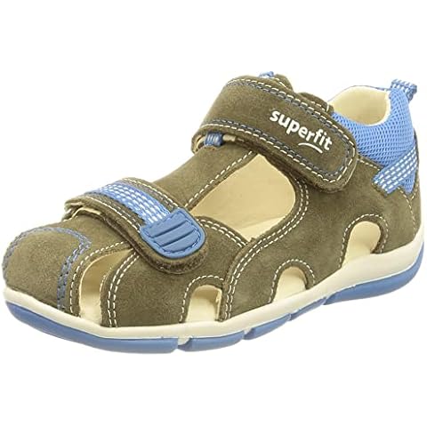 Superfit Jungen Freddy Sandale, Grün Blau 7000, numeric_23,numeric_23 EU Cover