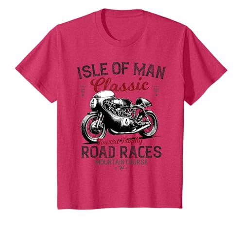 Retro Isle of Man TT Races Vintage Motorbike Race T-Shirt