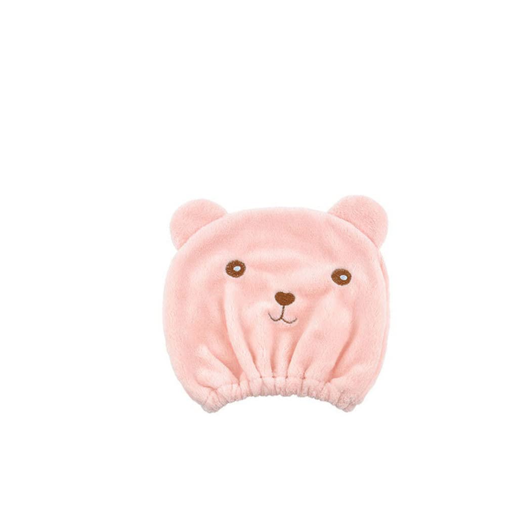 Serviette Cheveux En Microfibre Forme De Panda - Super Absorbante, Séchage Rapide - Taille 28x23 Cm - Pour Femmes, Enfants, Après Douche - 6