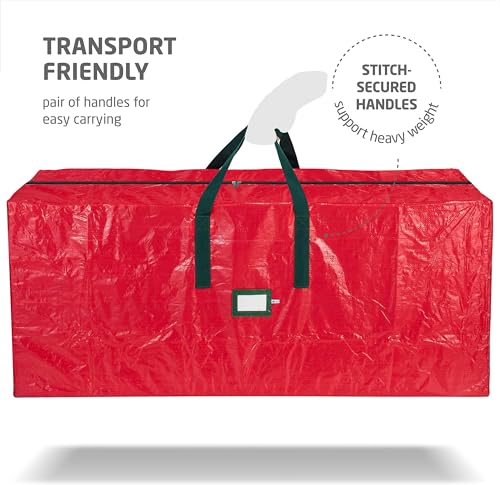 image for Zober Christmas Tree Storage Bag - Fits 7.5 Ft Artificial Trees - Plas