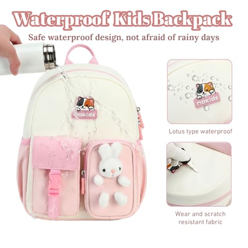 Toddler Backpack for 3-5age Boys Girls,Cute Multi-pockets Large capacity Daypack for kindergarten,nursery,outdoor4