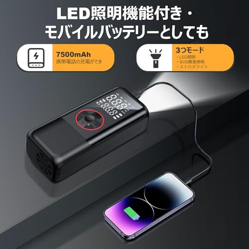 Zyvrex 自転車 空気入れ 電動 CZK-DC02 の商品画像 6