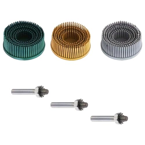 Cepillo Rotatorio Profesional Para Acondicionamiento De Superficies Con Revestimiento Diamante Para Restauración Metales Y Mezcla Bordes Cepillo Rueda Abrasivo Caucho