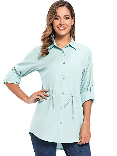 Women's PFG Quick Dry Long Sleeve Hiking Shirt, UPF 50+ Moisture Wicking UV