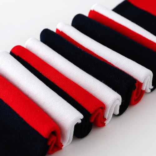 Image of Kayhoma Extra Long Cotton Stripe Thigh High Socks Over the Knee High Socks
