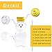 Panxxsen 10 Pack 8 Fluid Oz Plastic Honey Bear Bottle