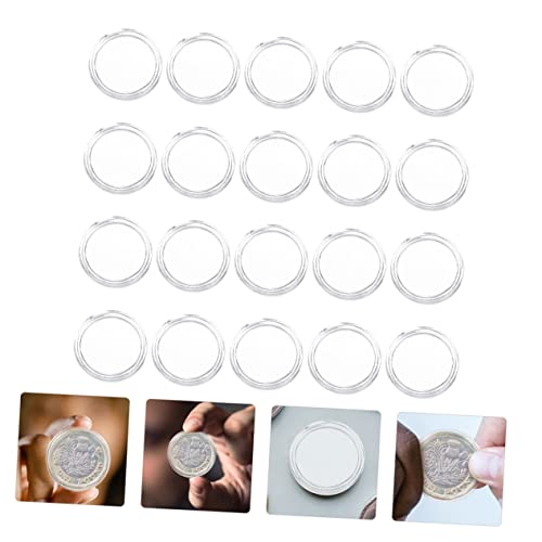 Cajas plásticas para monedas 100 piezas organizador portátil miniatura 5