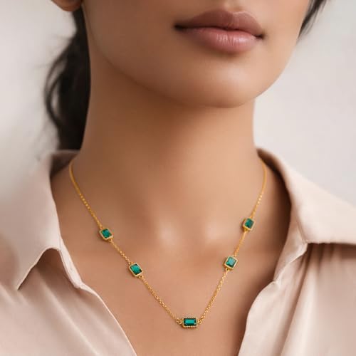 Image of Rubans Demi Fine Stainless Steel Necklace Chain Link Gift for Women & Girls
