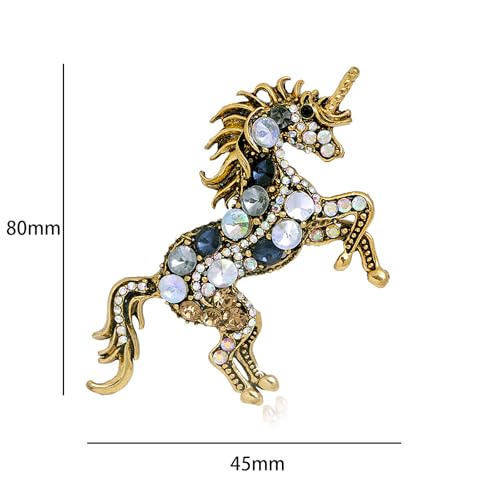 Image of Animal Brooch for Men Vintage Metal Wildlife Lapel Pin Suit Jacket Badge Fashion Accessories for Men