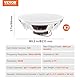VEVOR 2 Stück 20 cm Deckenlautsprecher, 50 W, Decken- und Wandeinbaulautsprechersystem mit 8Ω Impedanz 89dB Empfindlichkeit, für Zuhause, Küche, Wohnzimmer, Schlafzimmer oder überdachte Veranden