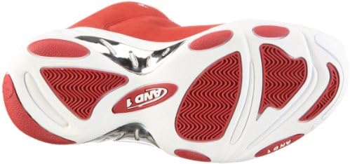 AND1 Tai Chi Mid Basketball Shoes for Adults, Unisex, White, White