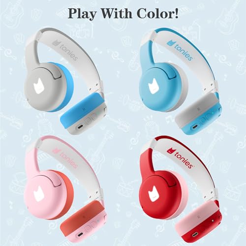 Cubiertas para almohadillas de silicona lavables para Toniebox 2, accesorio protector para auriculares Bluetooth Toniebox 2 (Rojo) miniatura 6