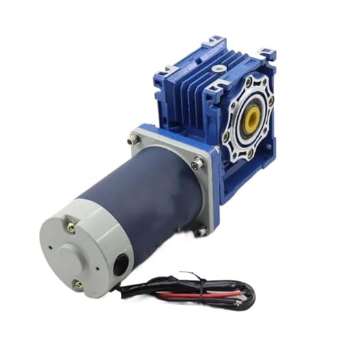 Motor reductor de engranajes de 12V y 120W con regulador de velocidad y caja NMRV40