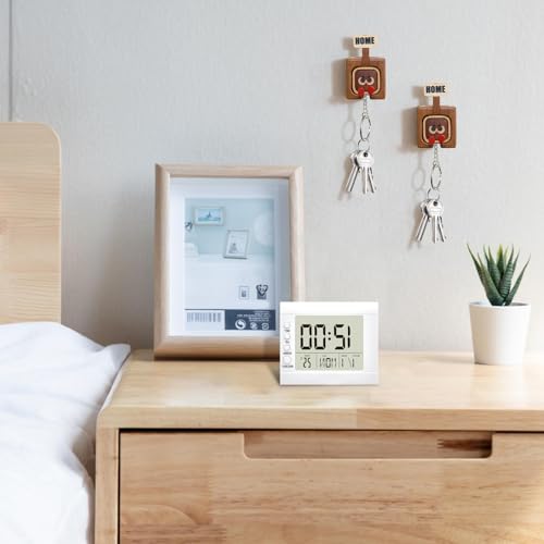Llavero magnético de madera para pared y organizador decorativo de llaves para entrada de casa 8