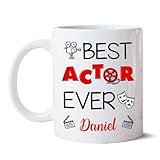 Le Meilleur Acteur De Tous Les Temps Tasse À Thé Drôle Tasse À Café Céramique Mug Idée Cadeau Pour Bureau Collègue Noël 330 Ml