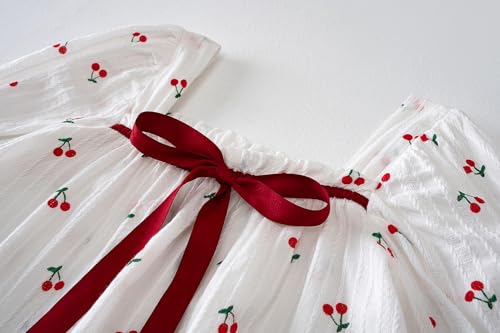 BANGSAUR Girls' Vintage Dresses, Cotton Princess Sleepshirts, Kids 3-12 Years3