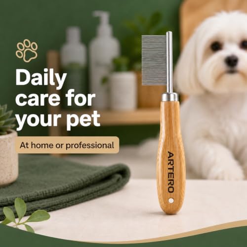 Peine Artero Buddy Mini Tear para perros y gatos miniatura 7