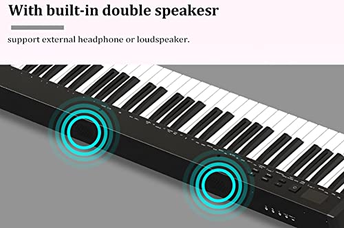 KEMNGO Piano Portable 61 Touches, Clavier de Piano électrique de Voyage Fin for Enfants débutants, Piano à Clavier… - Les Beatles, Paul McCartney, John Lennon, RIngo Starr, George Harrison KEMNGO Piano Portable 61 Touches, Clavier de Piano électrique de Voyage Fin for Enfants débutants, Piano à Clavier… – Image 5