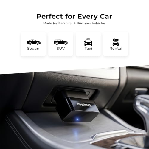 Image of FleetTrack 4G OBD PRO GPS Tracker for Car | 1 Yr Free App & SIM (Zero Activation Charges) | 15+ Features | Easy Plug & Play | Real-Time Location, Driving History & Geofence Alerts