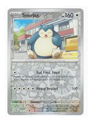 Pokemon Snorlax 136/167 - Twilight Masquerade - Tarjeta de lámina inversa - Rev Holo | Ya disponible en tu tienda friki favorita! En mundofriki.es! Pokemon Snorlax 136/167 - Twilight Masquerade - Tarjeta de lámina inversa - Rev Holo | Ya disponible en tu tienda friki favorita! En mundofriki.es!