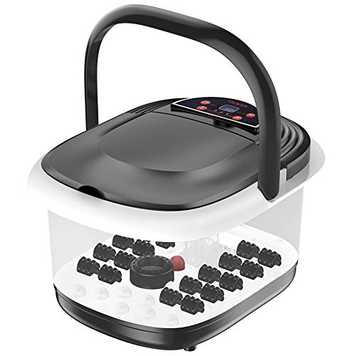 yosager Foot Bath Spa Massager with Heat Bubbles Vibration and Lid Tub, Digital Temperature Control, Large 13.3