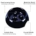 SUPERDESIGN Slow Feeder Dog Bowl Cat Bowl 3 Cup Slow Feeding Dog Bowl for Small Medium Breed Anti Gulping Healthy Eating Interactive Bloat Stop Fun Alternative Non Slip Puzzle Dog Food Bowl, Black