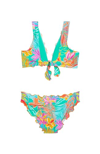 Image of Hobie Girls Bralette Top and Hipster Bikini Bottom Swimsuit Set