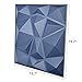 Art3d 19.7in x 19.7in (Pack Of 12) Wall Panel Diamond, Blue