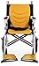 SENWEI Fauteuil roulant autopropulsant en aluminium avec ceinture de sécurité, tissu nid d'abeille respirant, jaune, convient pour l'indépendance ou la commodité des particuliers