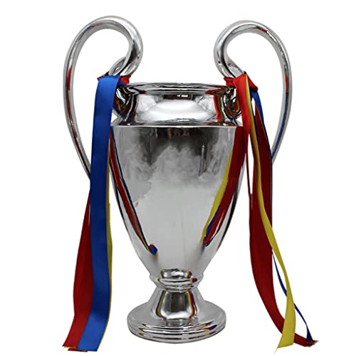 LH SHOP Trofeo de fútbol, Trofeo de la Liga de Campeones, Copa de Campeones de Europa 2020, Trofeo Personalizado (46cm)