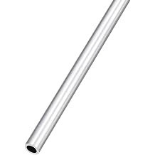 METALLIXITY 6063 Aluminum Tube 8mm Outer Diameter x 6mm Inner Diameter x 300mm Length Aluminum Round Tube for Home Furnishing Machinery DIY Crafts