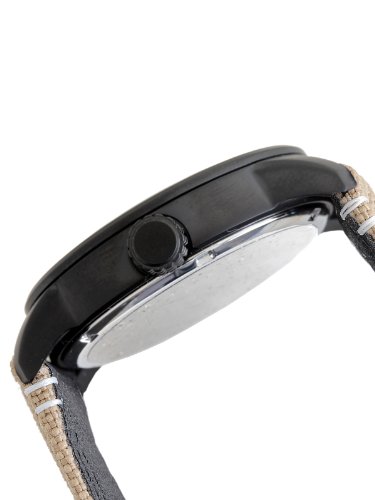 Citizen Herren Solar-Armbanduhr mit Nylon Armband und Analog Quarzwerk