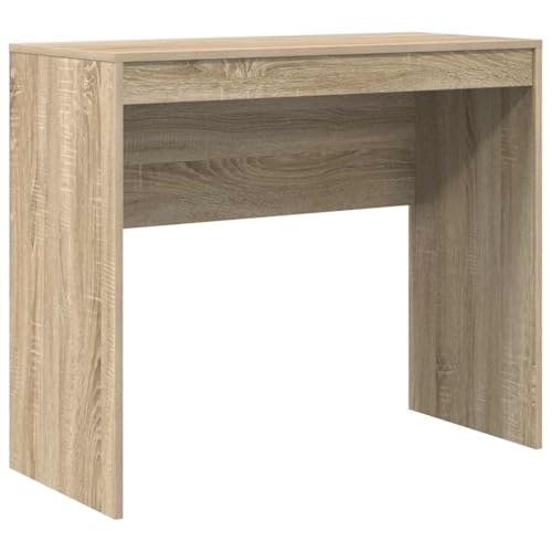 vidaXL Escritorio de Escritura en Roble Sonoma con Cajón | Madera de Calidad Tamaño Compacto 90 x 40 x 76 cm Ideal para Oficina Estudio y Dormitorio Muebles Modernos Minimalistas Espacio de Trabajo