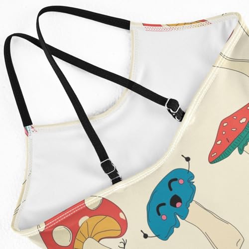 Image of Girls one Piece Swimsuit Summer UPF 50+ Quick Dry Beach Bathing Suit with Straps Swimwear 3-10 Years