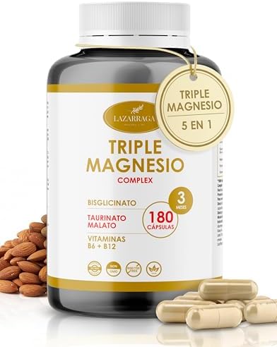 TRIPLE MAGNESIO COMPLEX 5 EN 1 | Bisglicinato + Taurinato + Malat...