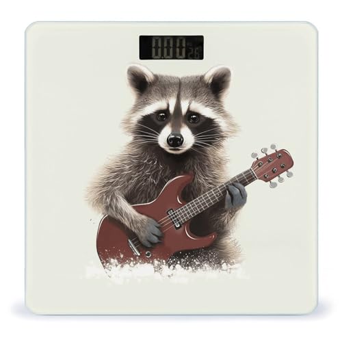 Báscula digital de baño con vidrio templado, alta precisión miniatura 1