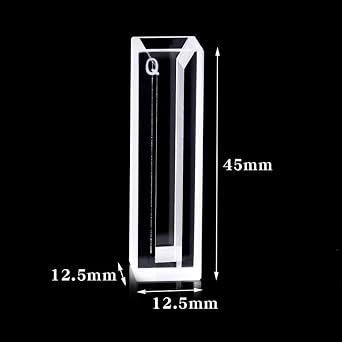 1pcs Micro Quartz Cuvette with lid(1750ul)