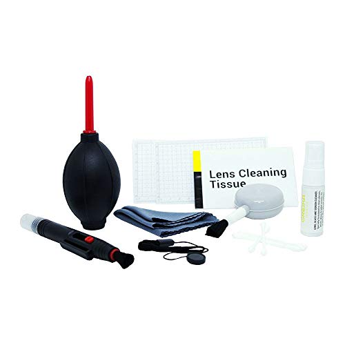 Kit de Limpeza 8 em 1 Greika para Lentes Fotográficas e Óticas em Geral - Woa2048