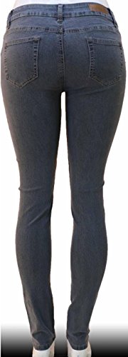Diamante Women's Skinny Jeans Casual Stretch HIGH Waist Denim Jeans Pants3