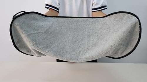 LUMAI Toalha para Pets Microfibra Superabsorvente com Bolsos, Secagem Rápida, Ideal para Cachorro e