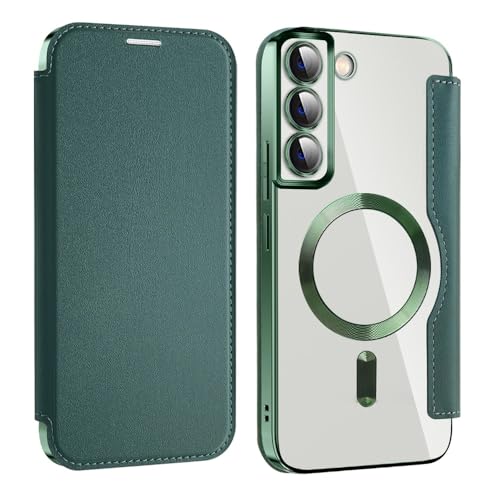 Étui portefeuille Galaxy S22 Plus avec blocage RFID protection intégrale cuir noir
